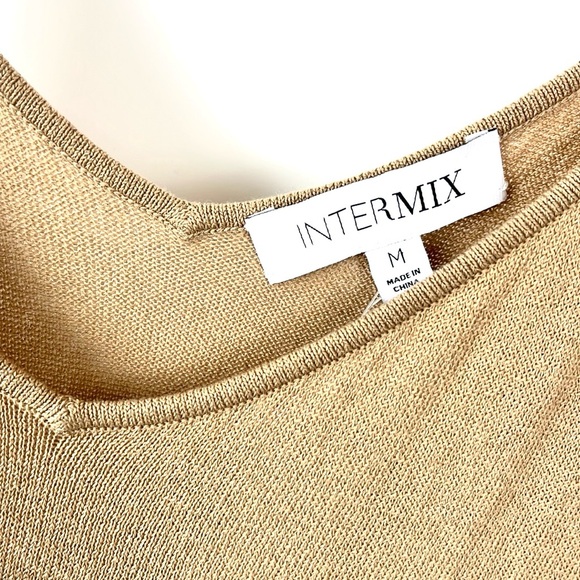 Intermix Celia Beige Sleeveless Knit Maxi Dress - Picture 7 of 8